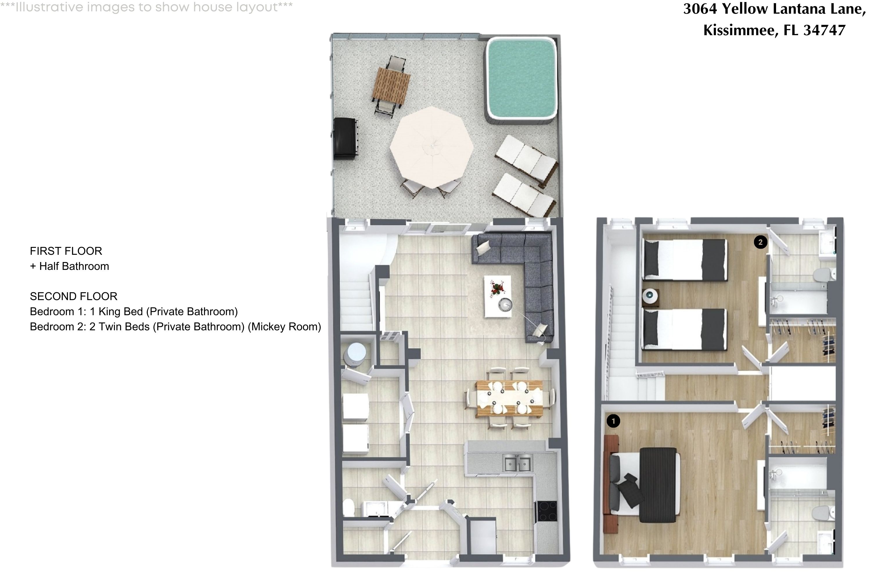 2 bedroom vacation townhouse at Encantada Resort - Image 25