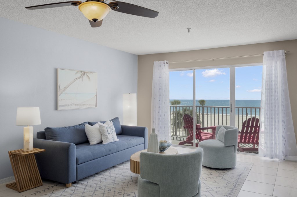 Beautifully updated living room