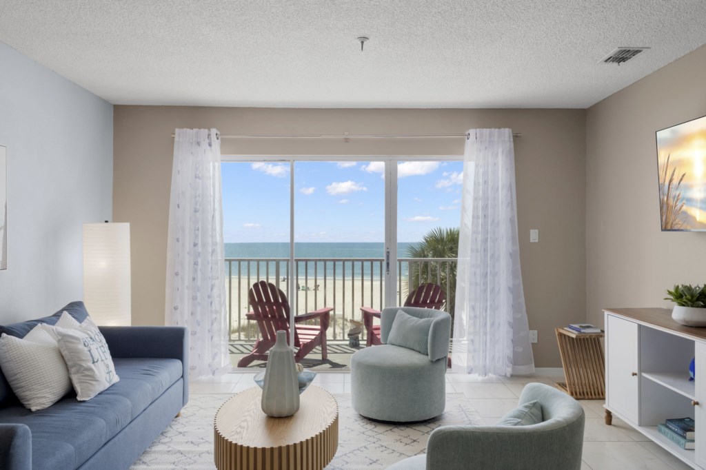 Beautifully updated living room