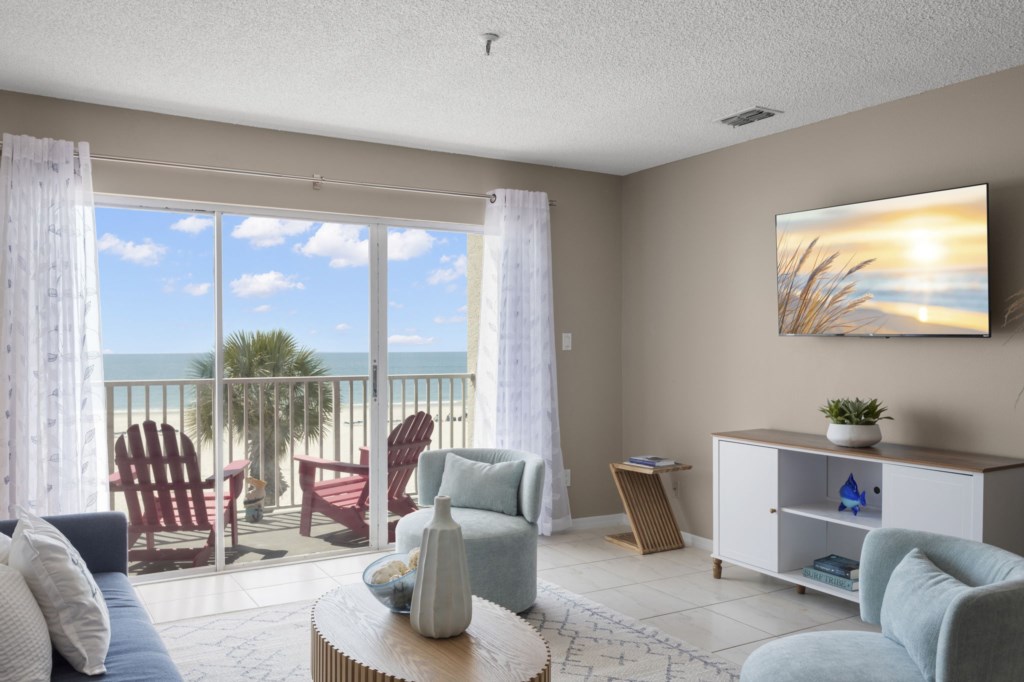 Beautifully updated living room