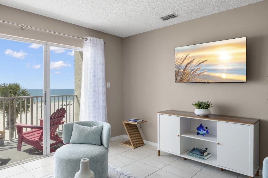 Beautifully updated living room