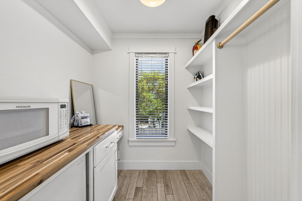 Walk-In Closet On 2nd Floor of Carriage House