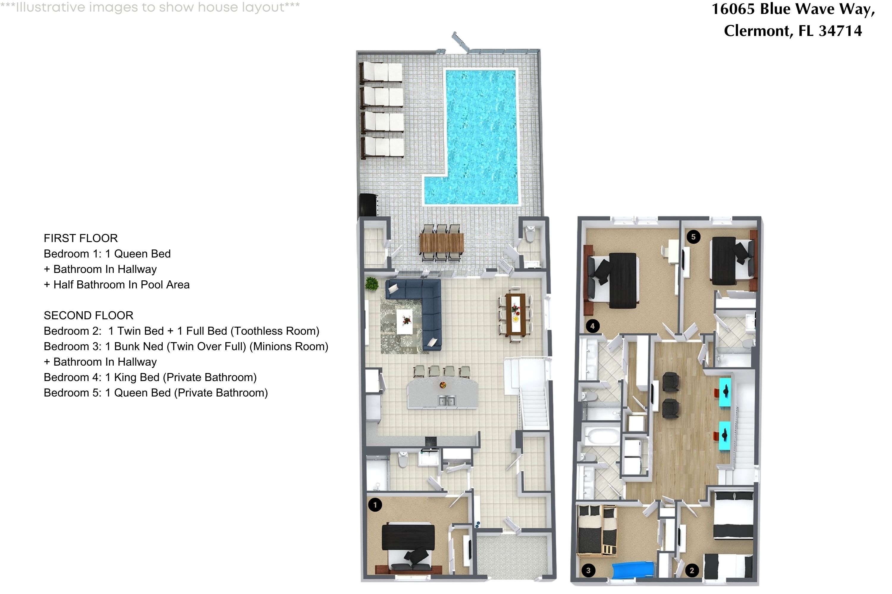 5 bedroom vacation townhouse at Windsor Cay - Image 37