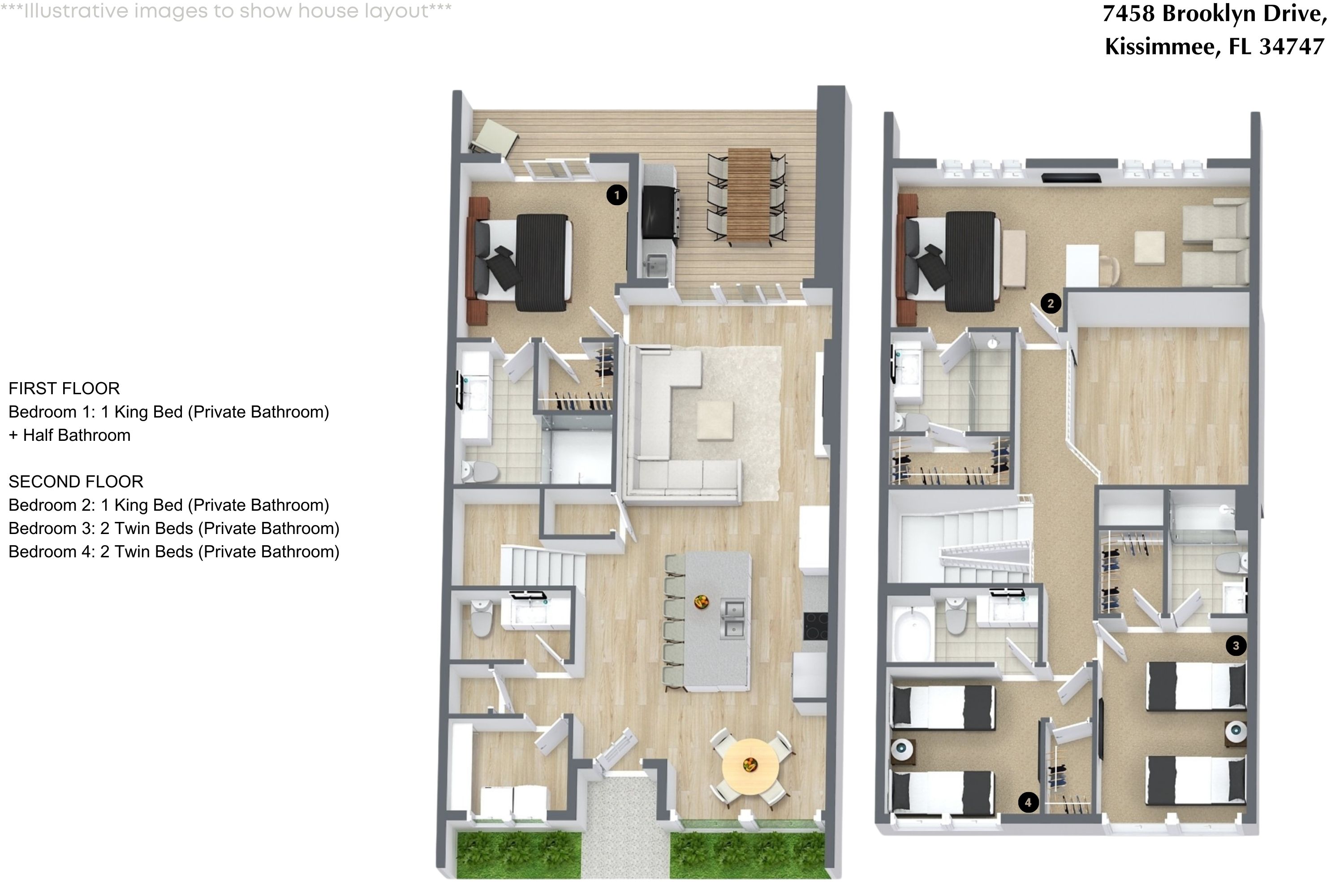 4 bedroom vacation townhouse at Magic Village Views - Image 31