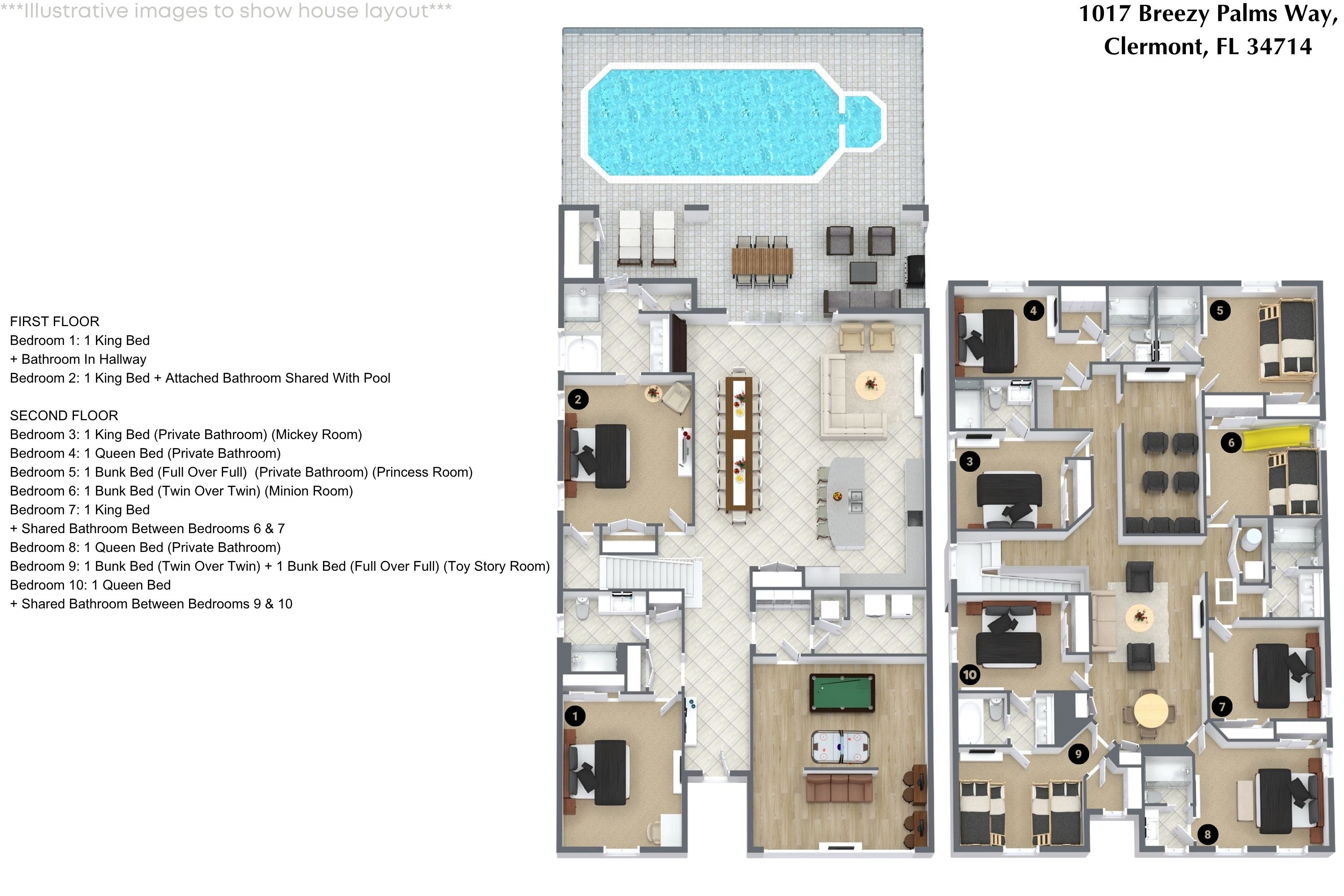 10 bedroom vacation house at Windsor Cay - Image 69