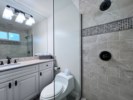 Upgraded Bathrooms with custom tiling and countertops