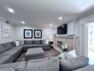Living Room with an oversized sectional and queen sleeper sofa