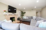 Living Room with Oversized sectional and Sleeper Sofa
Sectional Sofa has Queen Pull-out Sleeper sofa