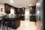 Custom Open Concept Kitchen with Stainless Steel Appliances