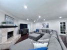 Spacious Living Room with Oversized Sofa