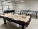 Game Room with Full-size Billiards and Ping Pong