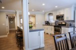 Custom Kitchen with Stainless Steel Appliances