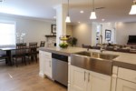 Custom Kitchen with Breakfast Nook
Open Concept Kitchen looking into Breakfast Nook, Dining Room, and Living Room