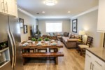 Open Concept Living Room, Dining Room and Kitchen view 3