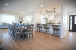 Spacious Open Concept Dining Room, Kitchen and Living Room