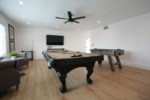 Upstairs Bonus Game room with Full-size Billards and Foosball