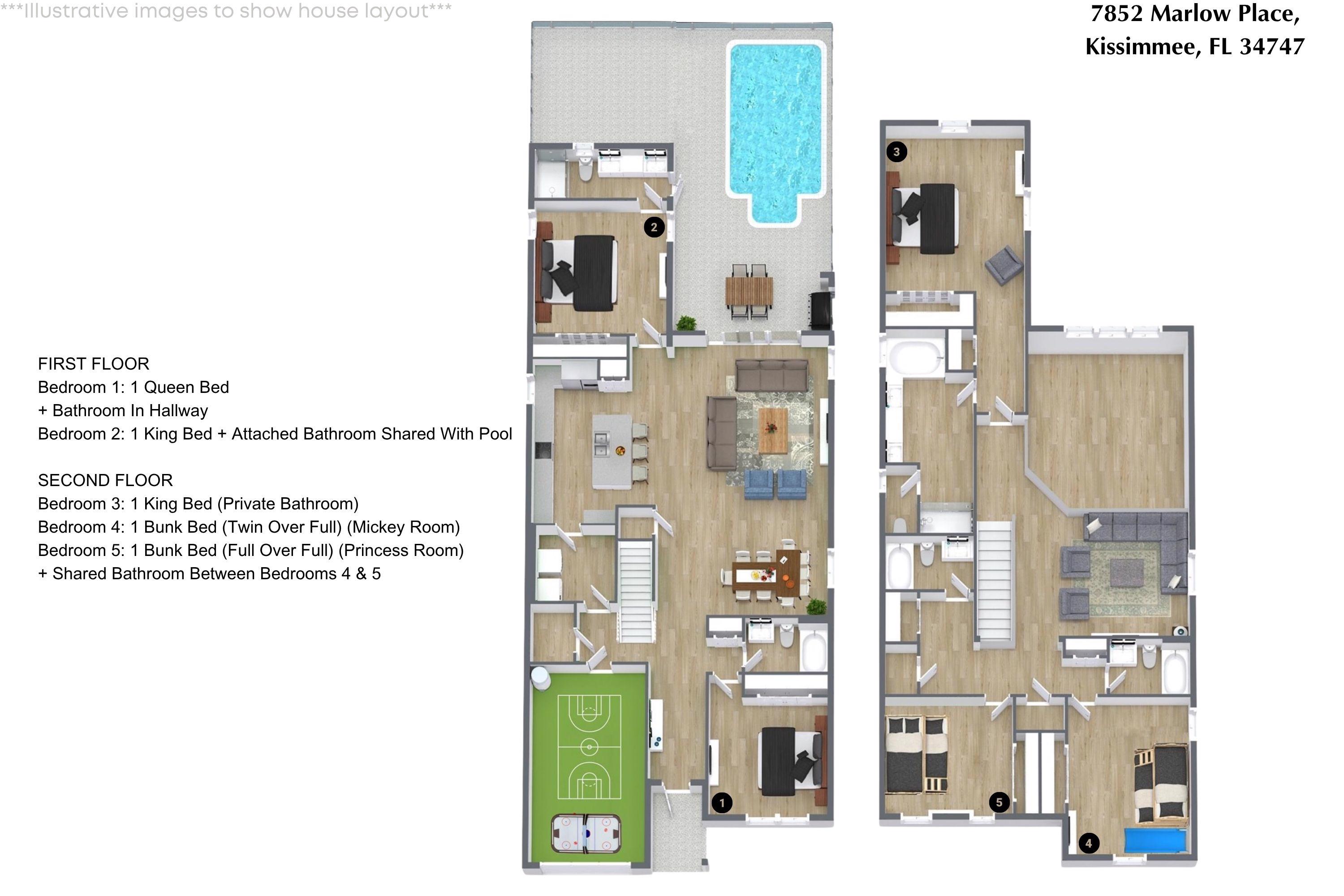 5 bedroom vacation house at Reunion Village - Image 40