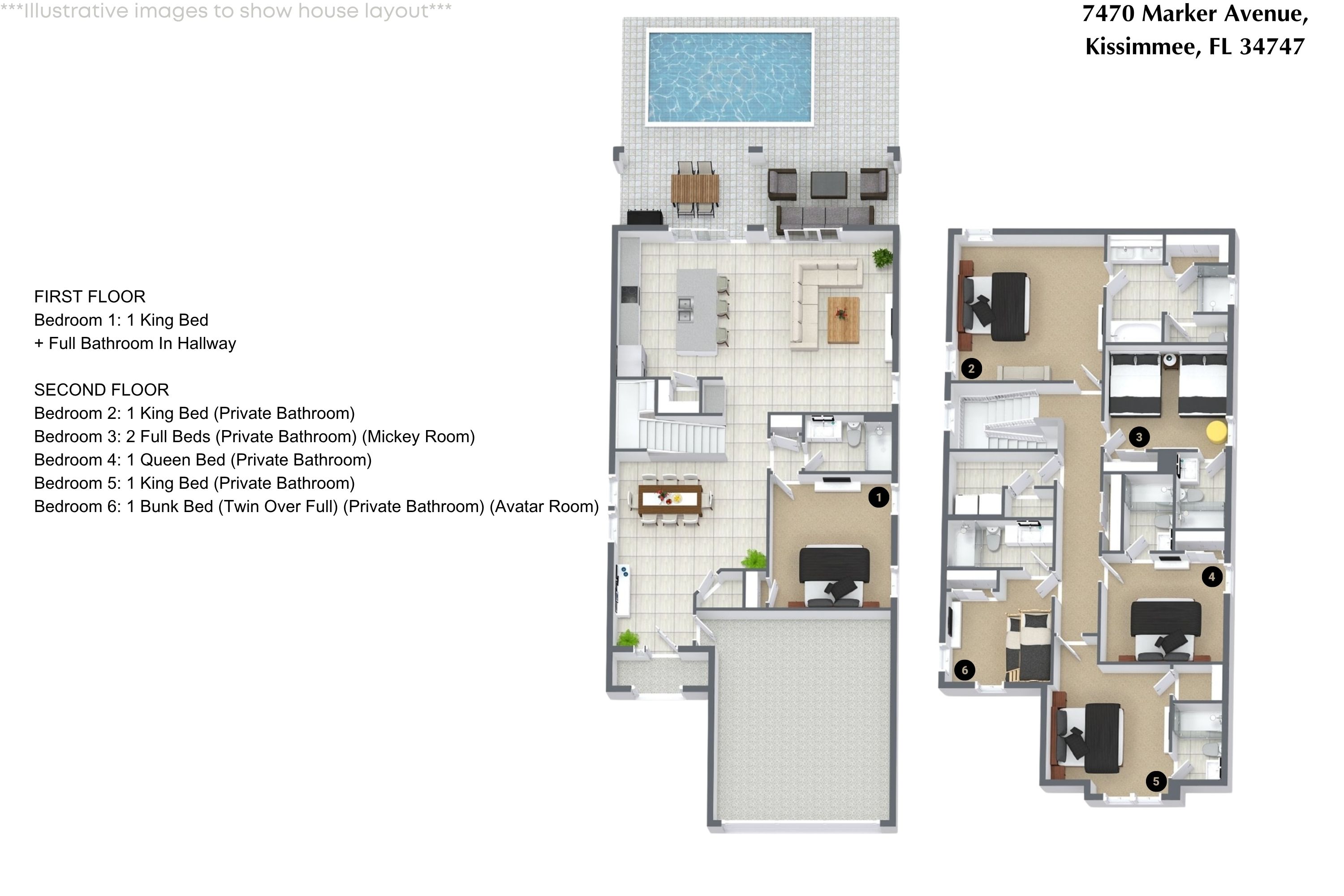 6 bedroom vacation house at Reunion - Image 43