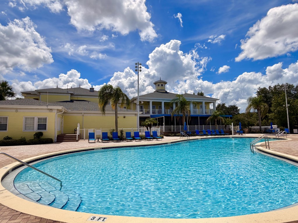 Main Community Pool with plenty of room to spread out.