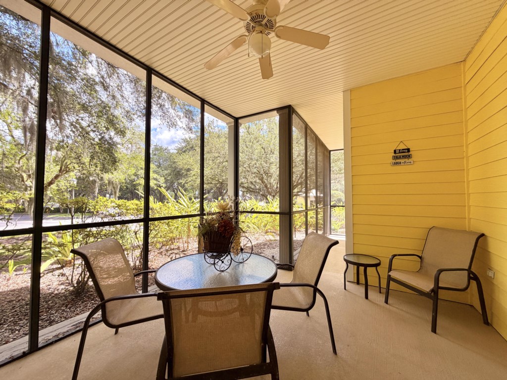 Relax with your morning coffee on the private balcony.
