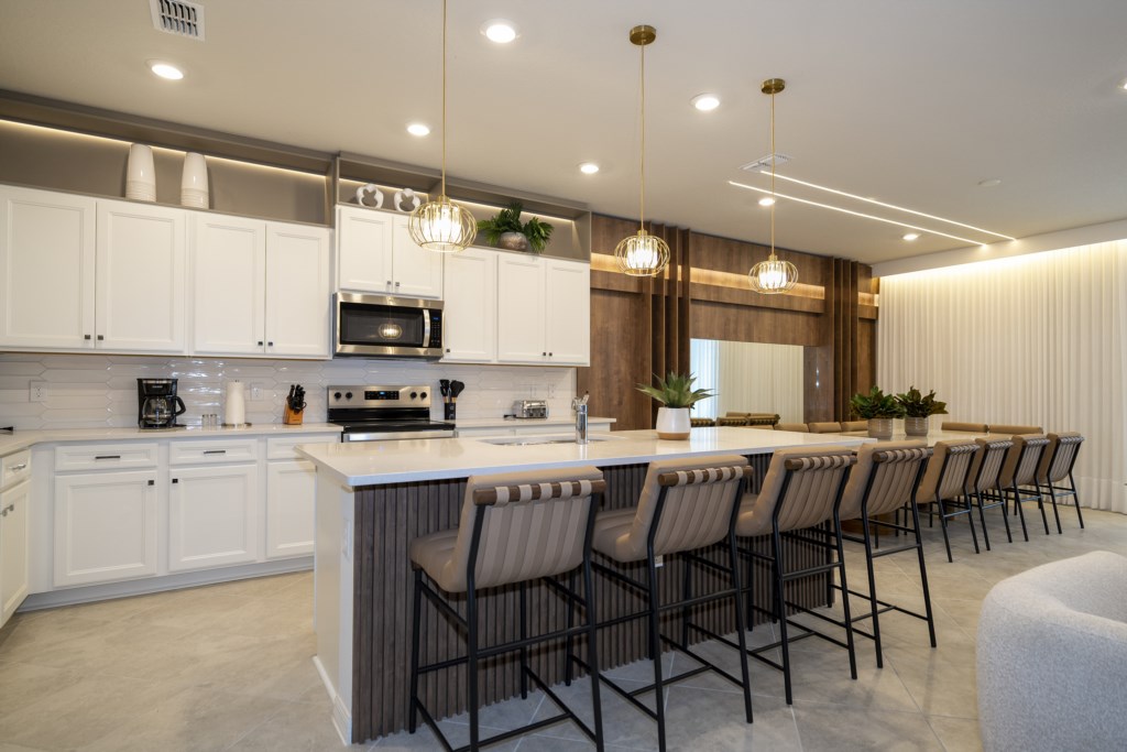 Open floor concept living & dining