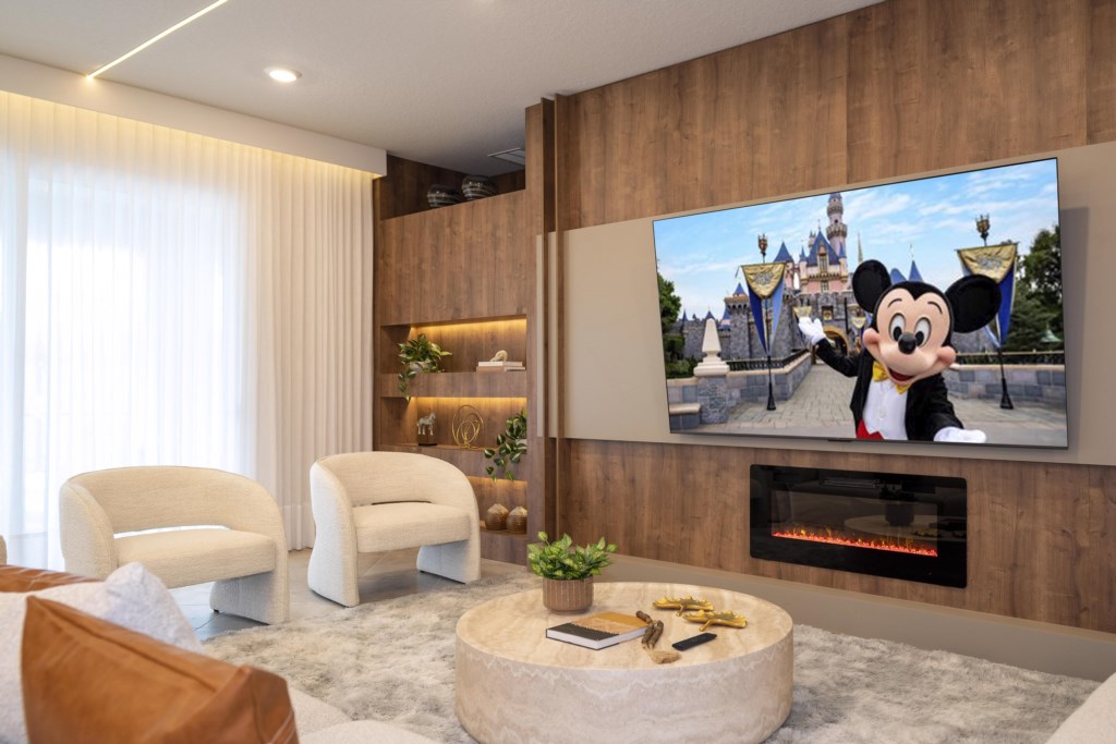 Open floor concept living & dining