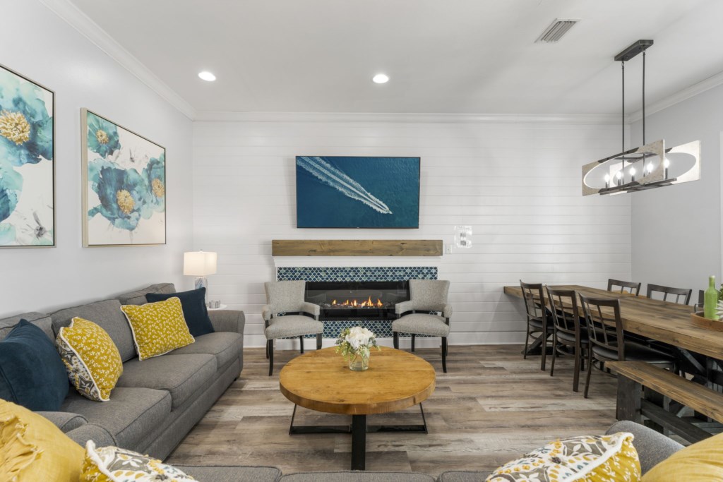 Living Room On 1st Floor Opens Up To The Outdoors