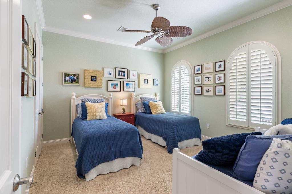 Guest Bedroom With Four Twin Beds On 1st Floor