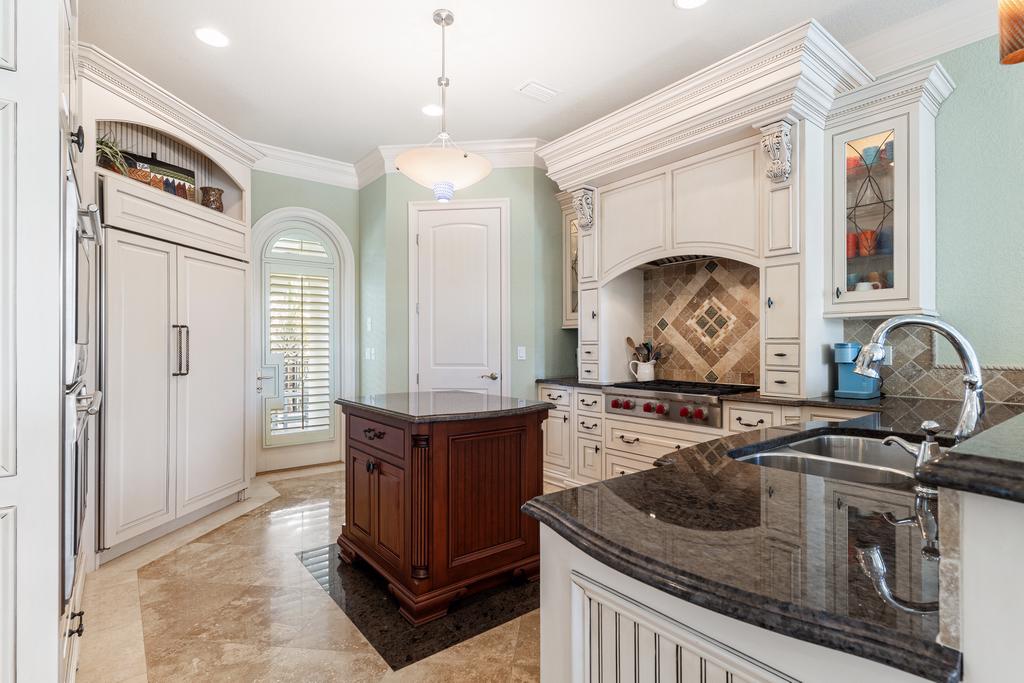 Gourmet Kitchen With Bar Seating On 2nd Floor