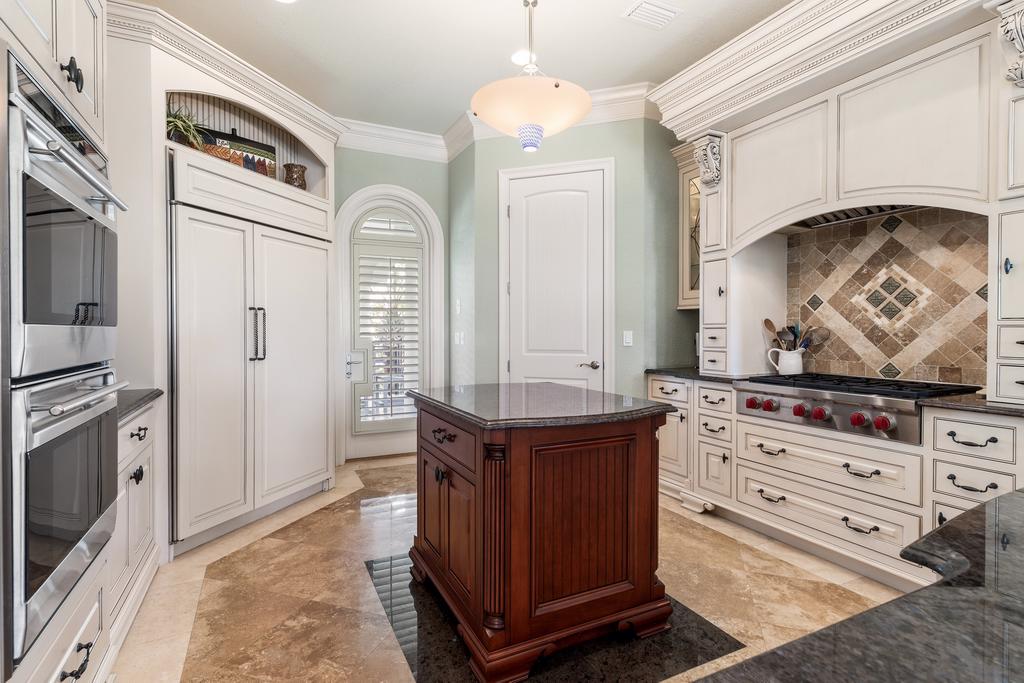 Gourmet Kitchen With Bar Seating On 2nd Floor
