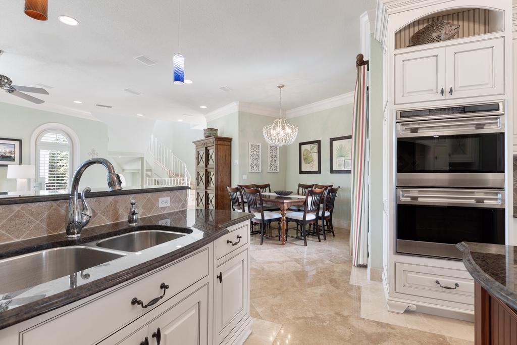 Gourmet Kitchen With Bar Seating On 2nd Floor