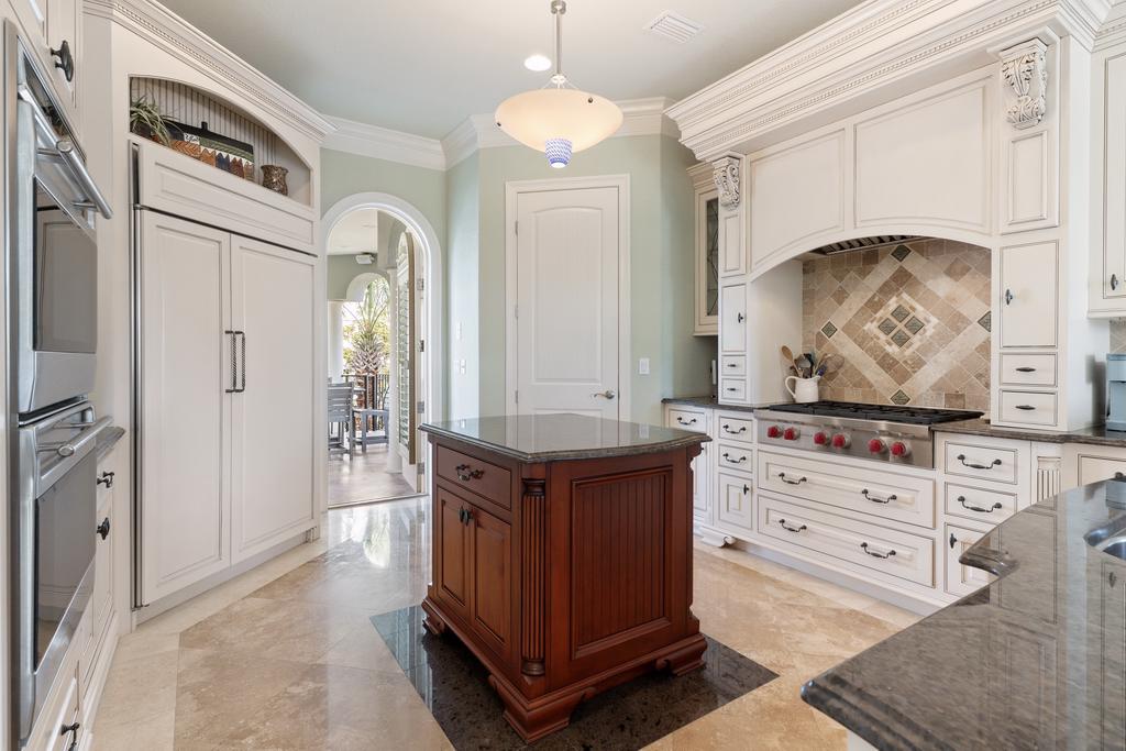 Gourmet Kitchen With Bar Seating On 2nd Floor