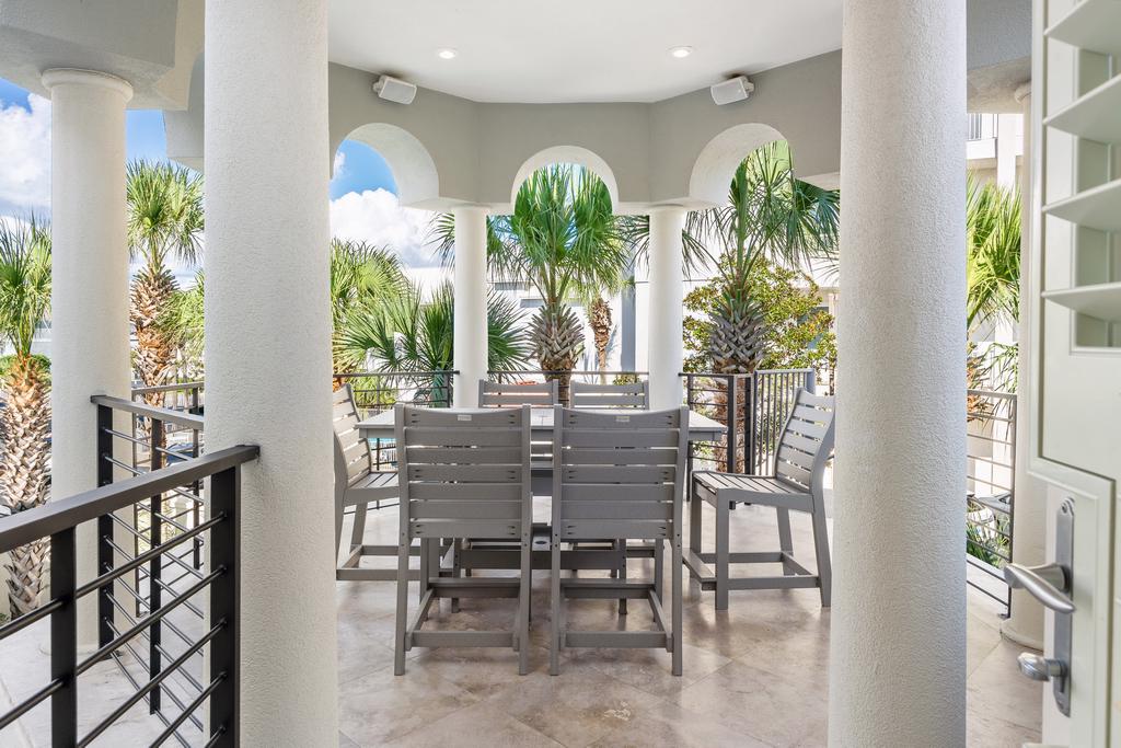 2nd Floor Balcony With Grill and Dining Area