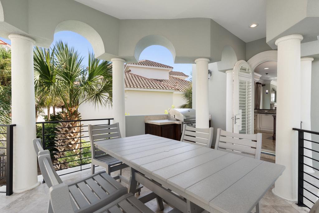 2nd Floor Balcony With Grill and Dining Area