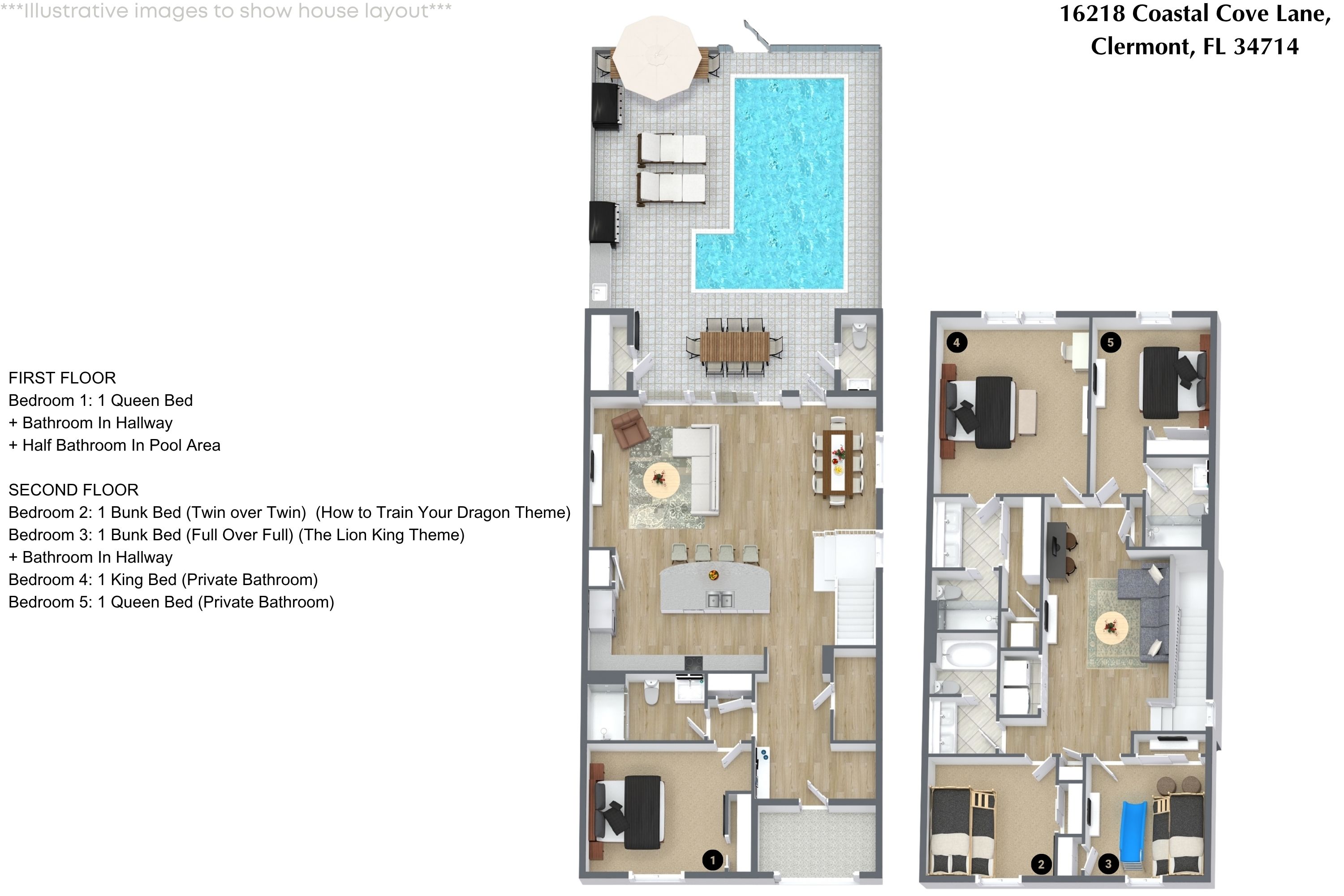 5 bedroom vacation townhouse at Windsor Cay - Image 48