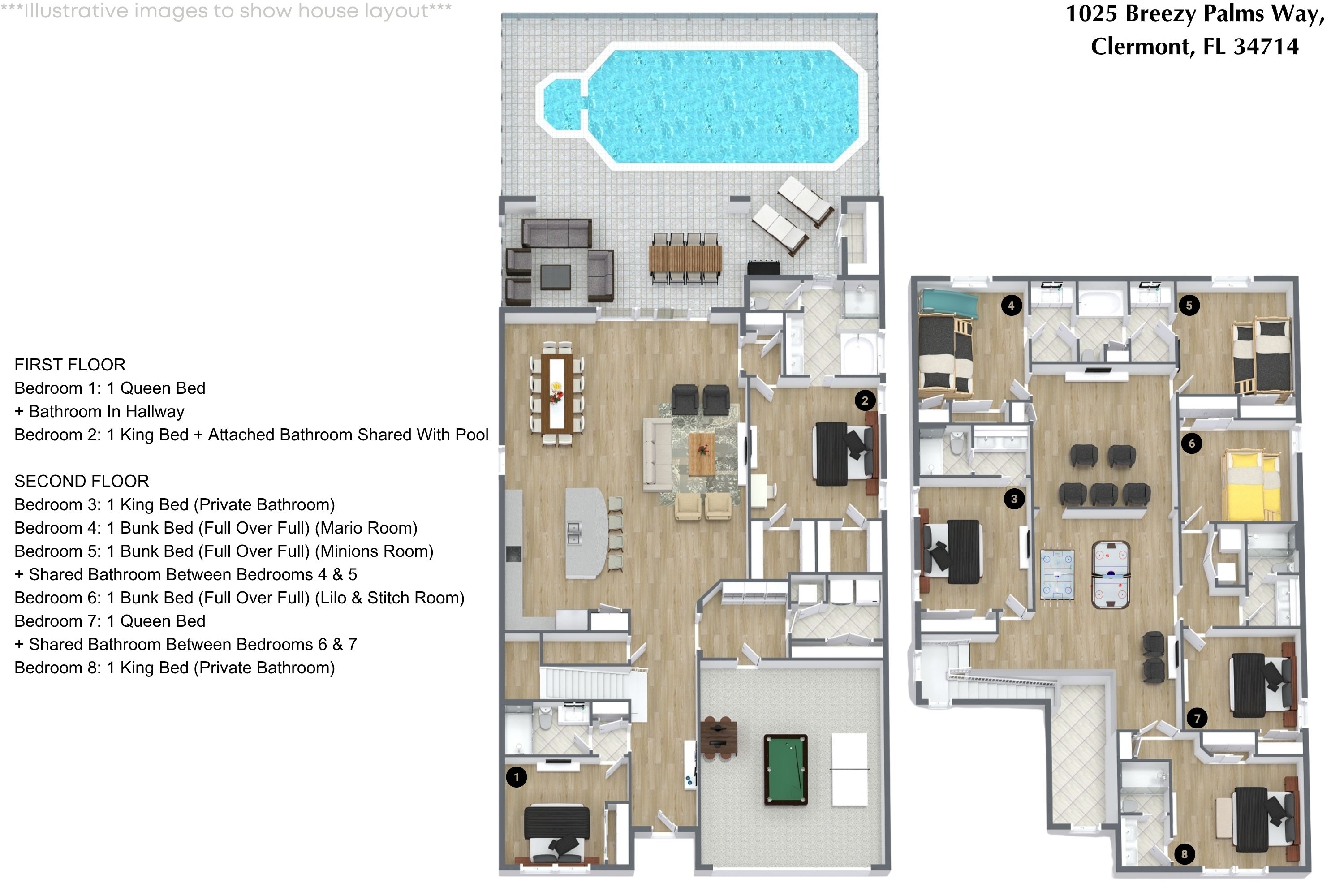 8 bedroom vacation house at Windsor Cay - Image 72