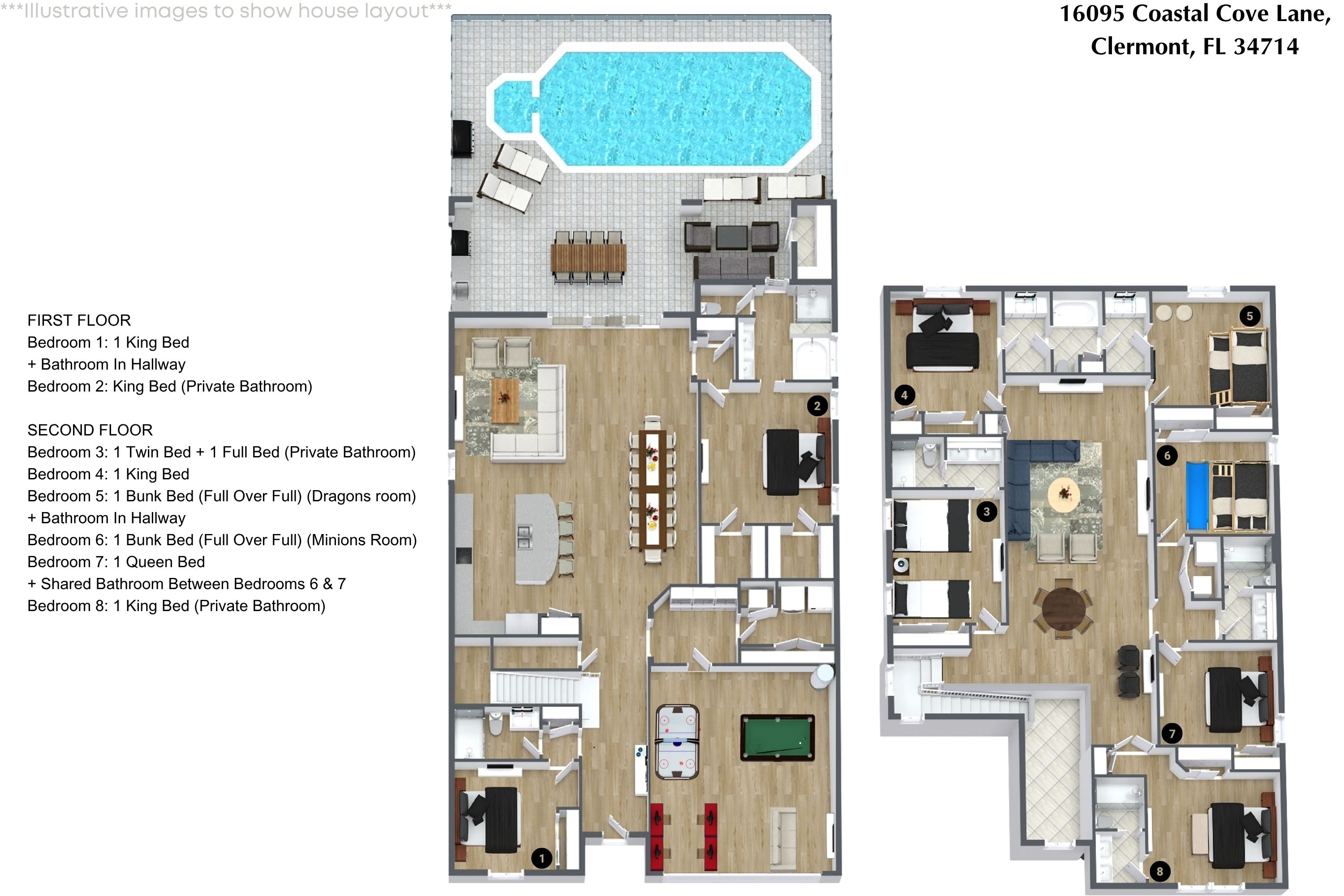 8 bedroom vacation house at Windsor Cay - Image 67