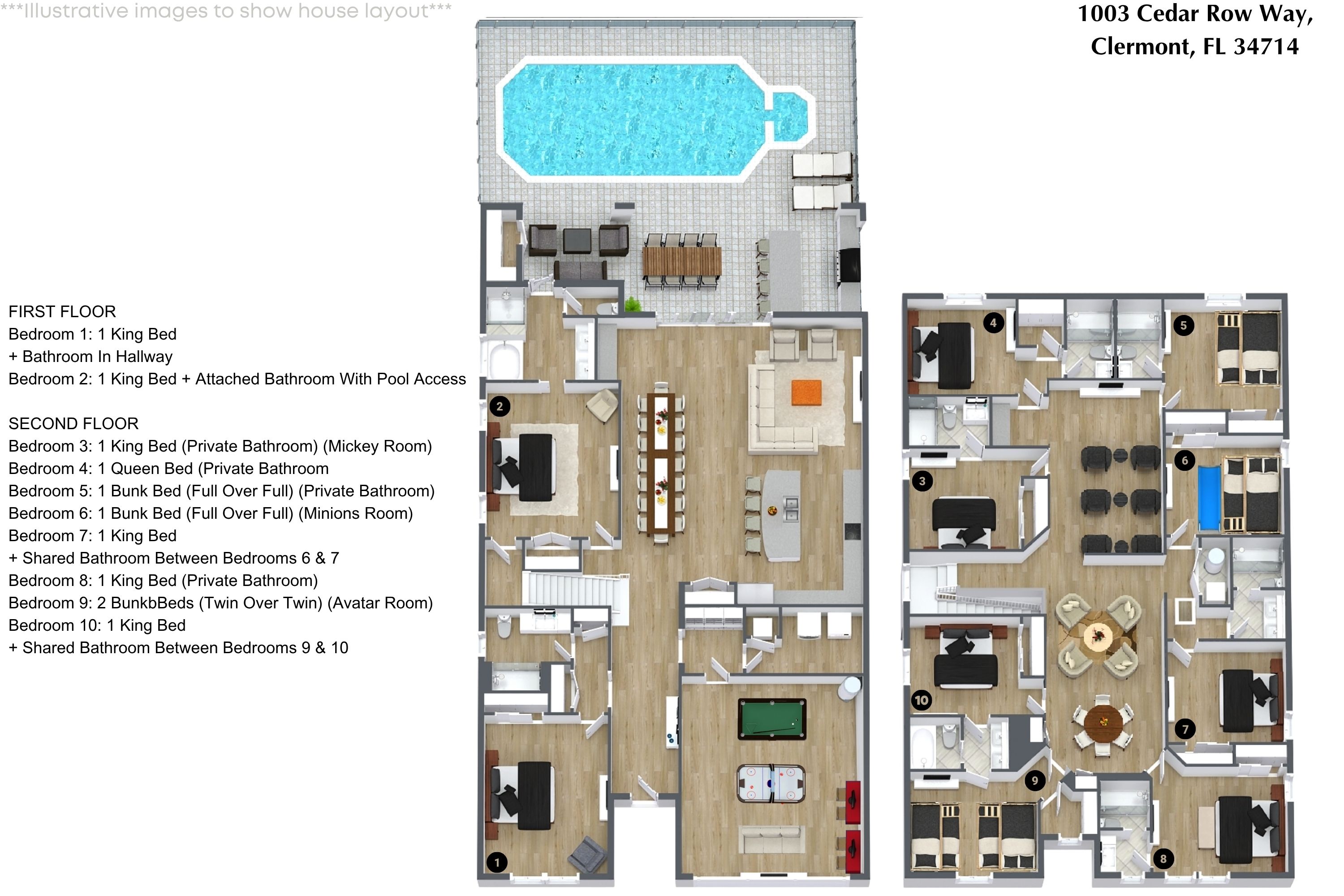 10 bedroom vacation house at Windsor Cay - Image 89