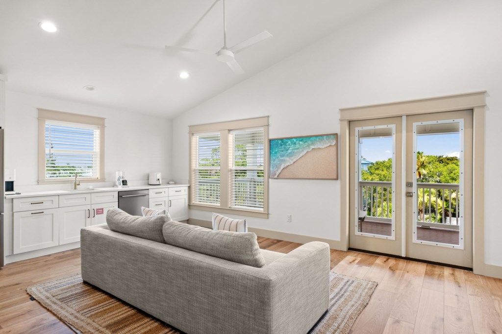 Living Area With Billiards and Kitchenette On 3rd Floor