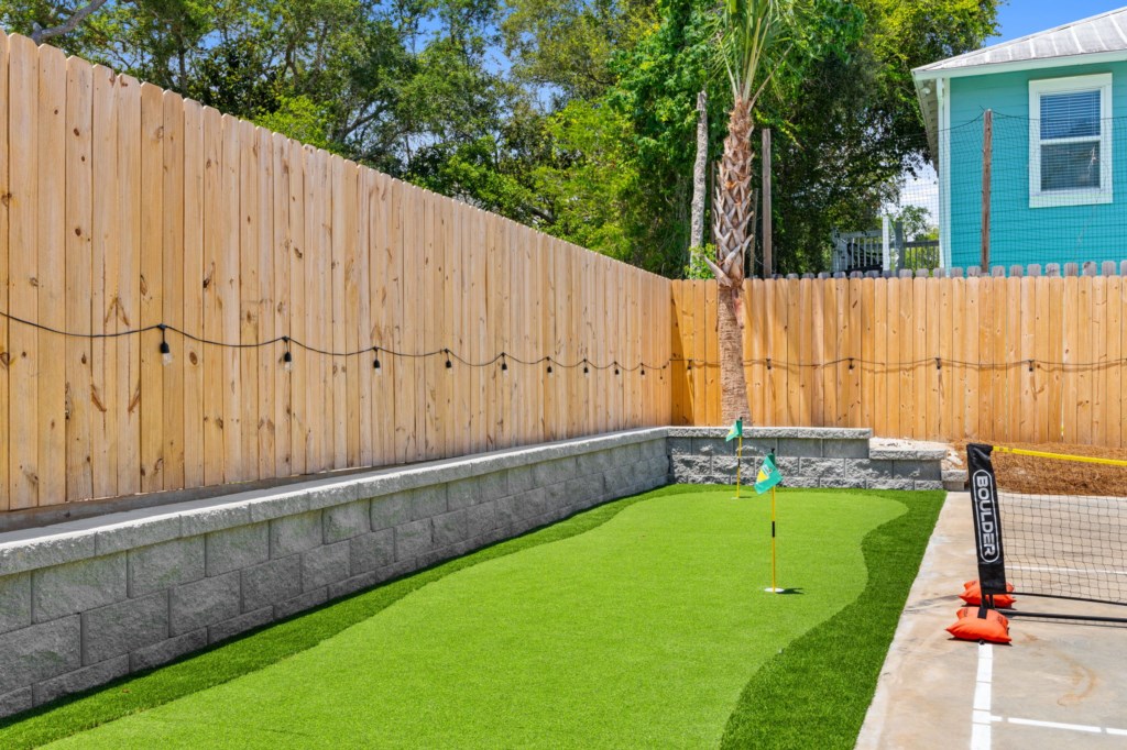 Putt-Putt Golf Next To The Pool