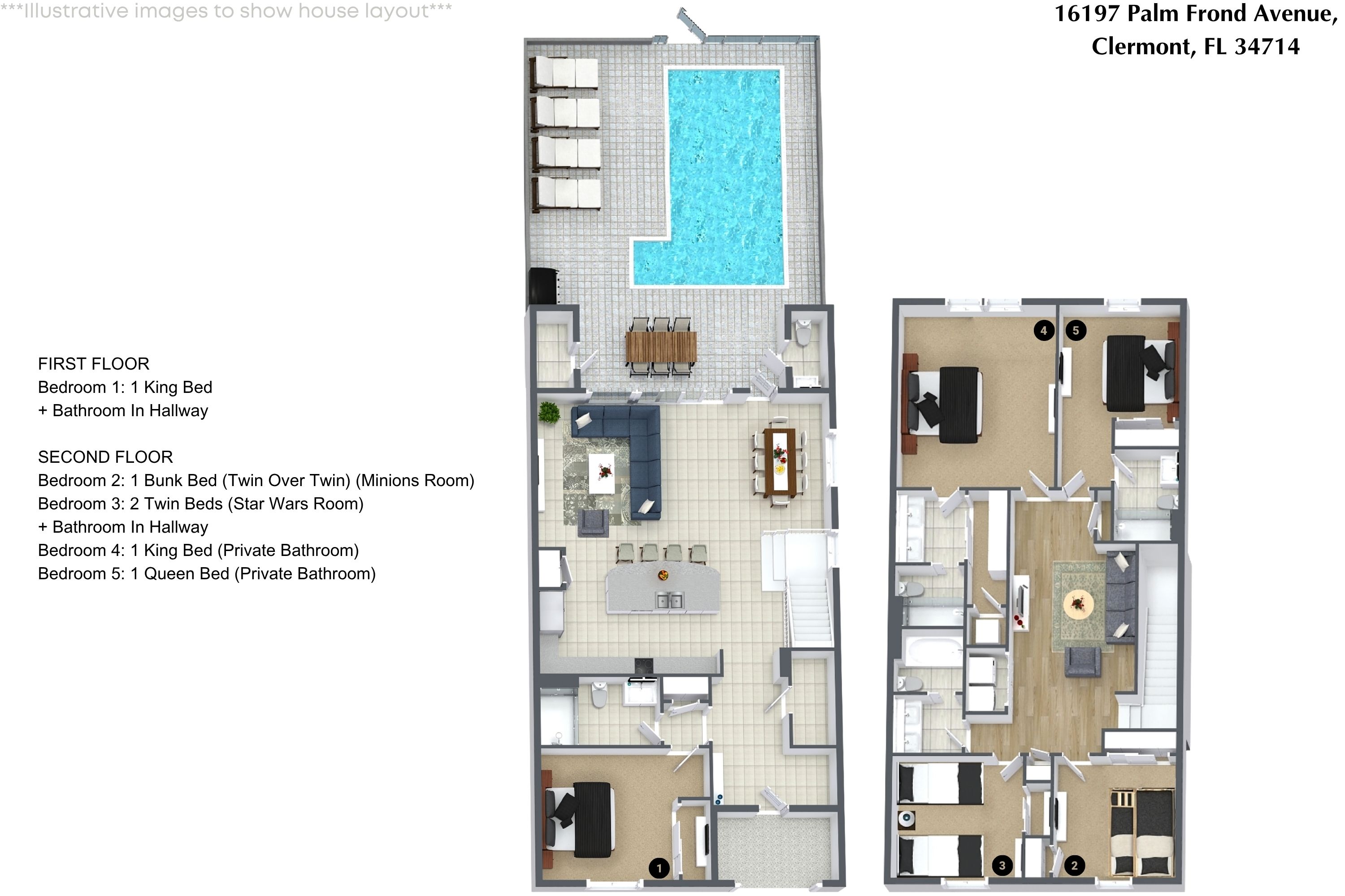5 bedroom vacation townhouse at Windsor Cay  - Image 39