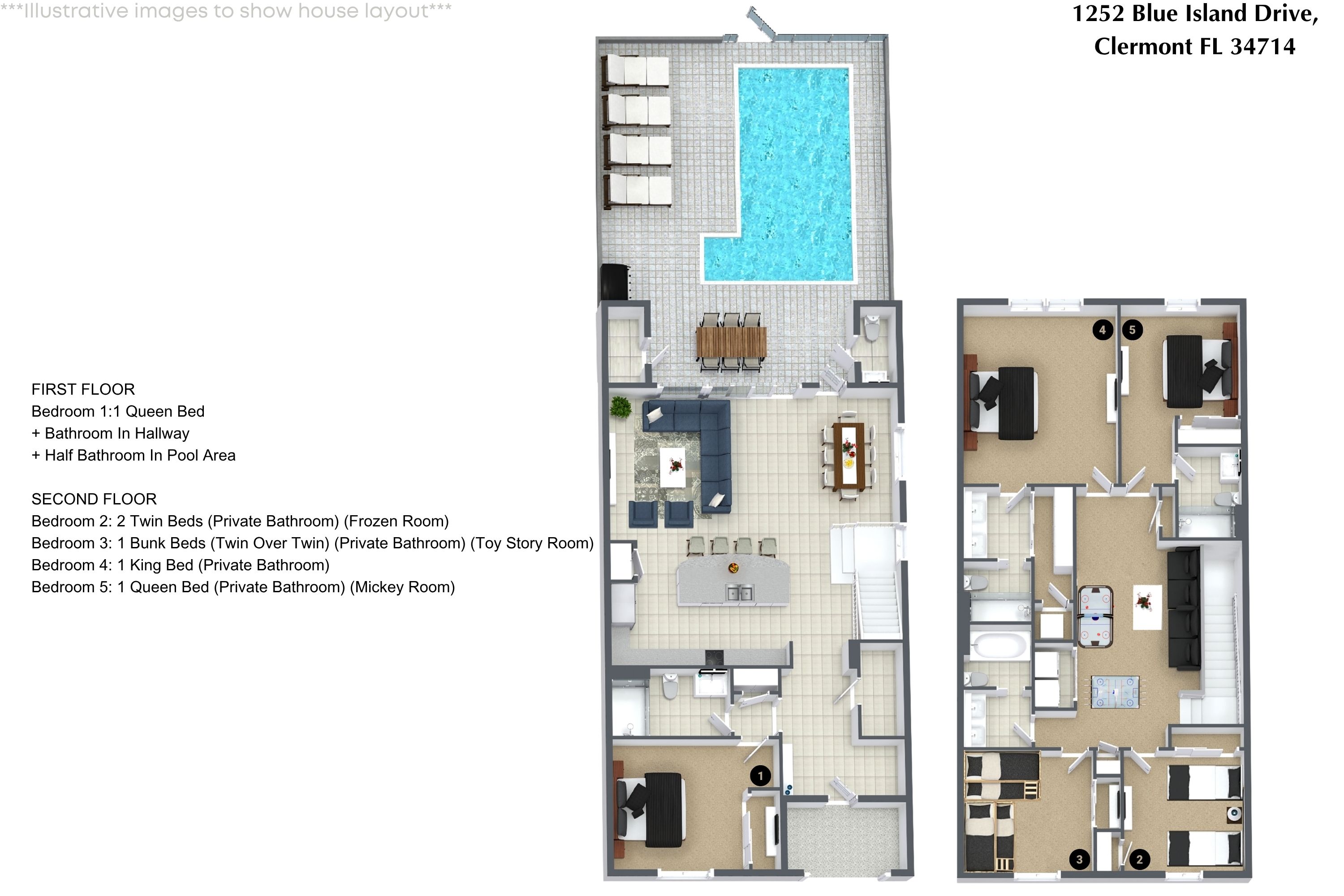 5 bedroom vacation townhouse at Windsor Cay - Image 50