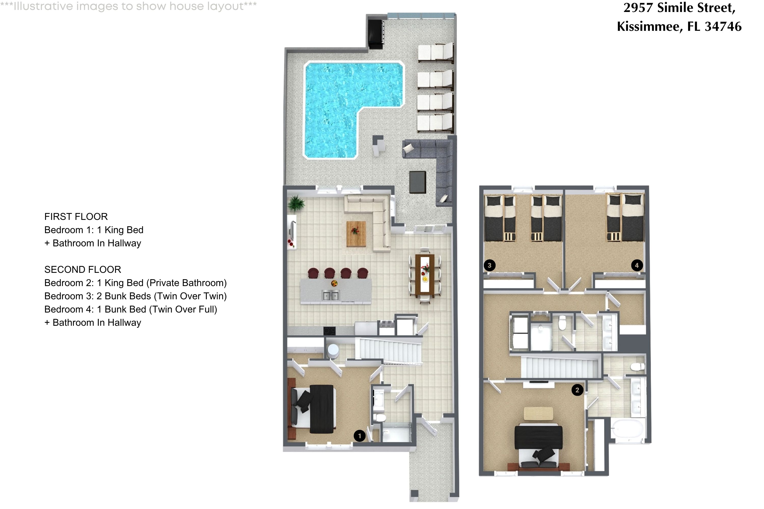 4 bedroom vacation townhouse at Storey Lake - Image 29
