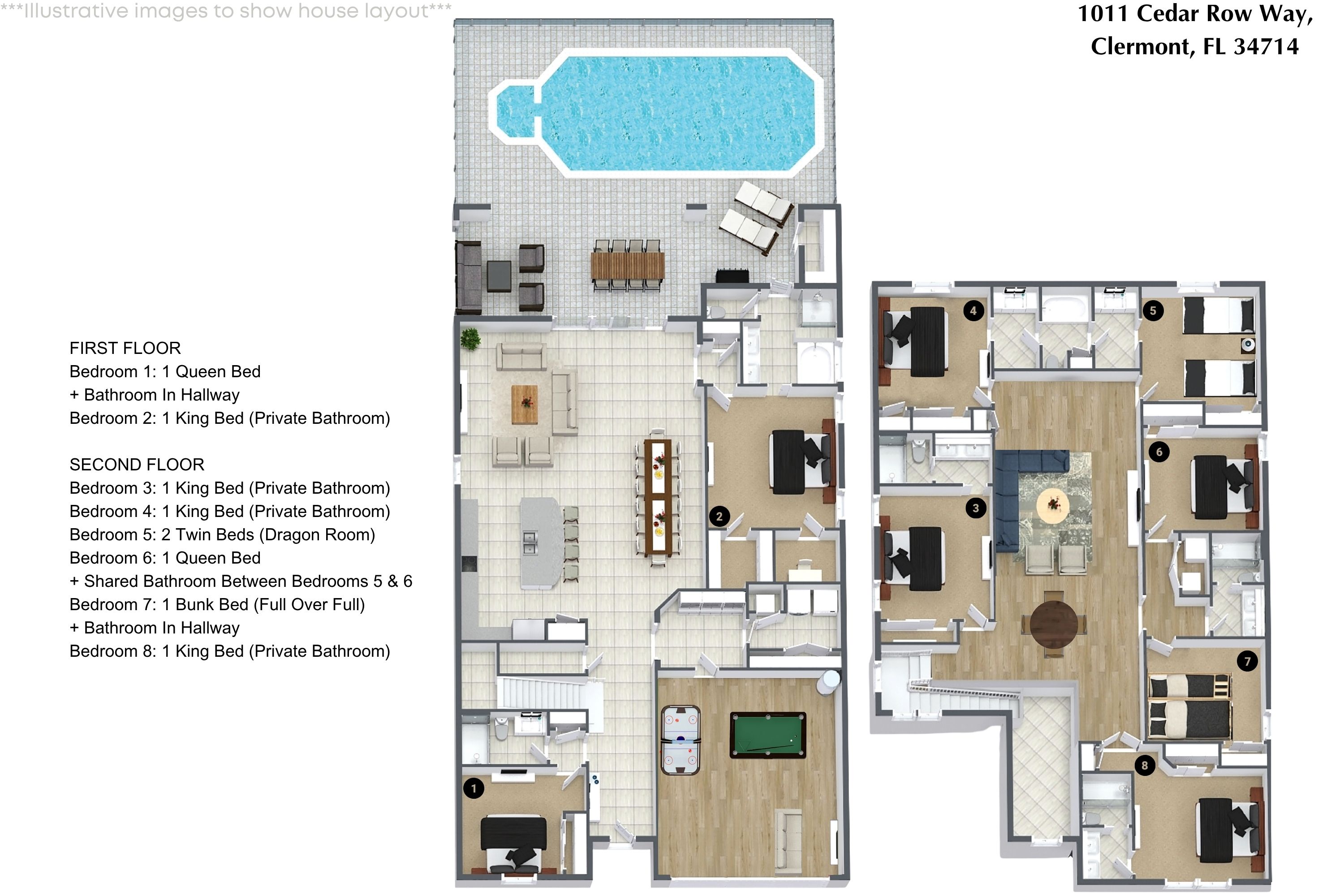 8 bedroom vacation house at Windsor Cay - Image 61