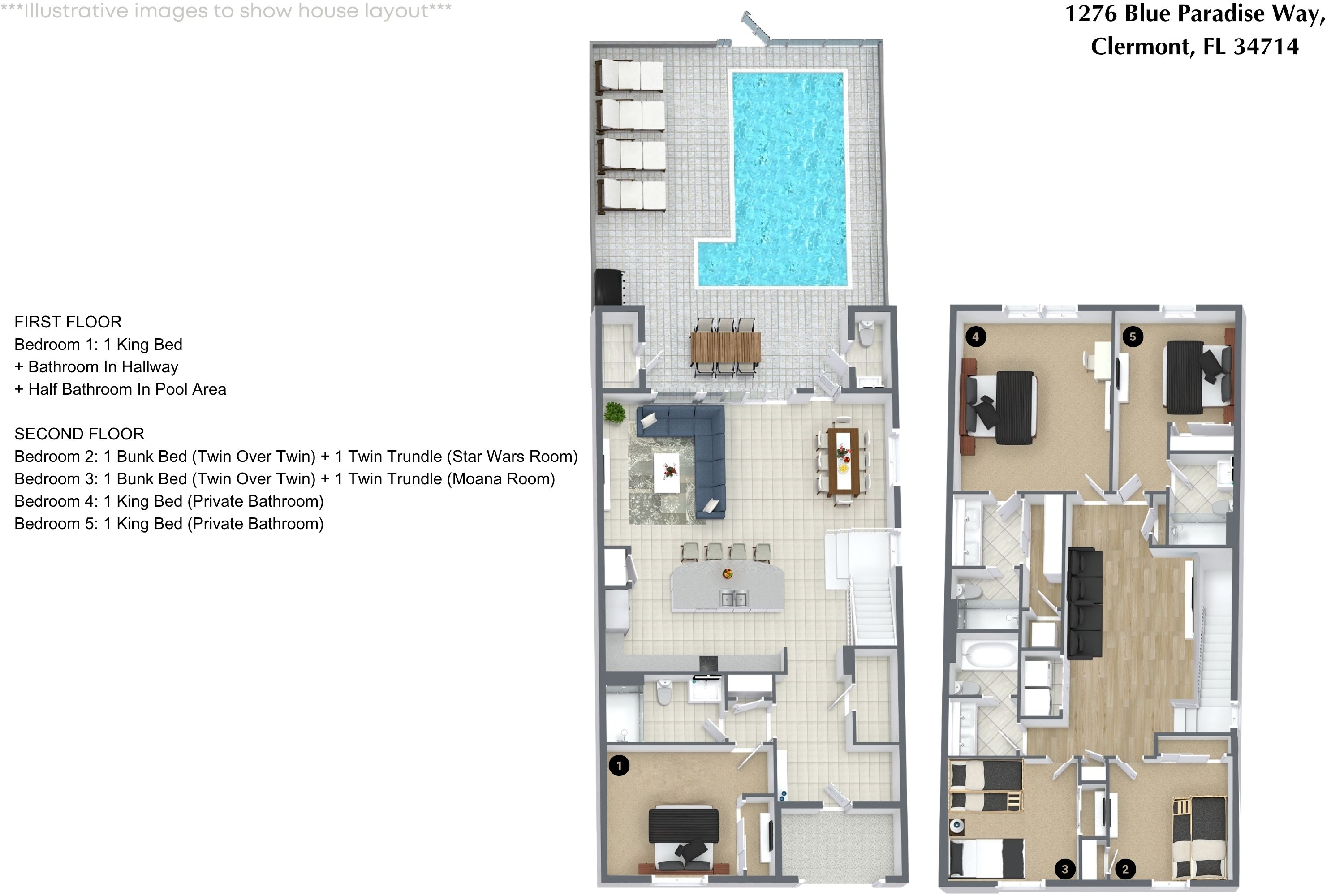 5 bedroom vacation townhouse at Windsor Cay - Image 35