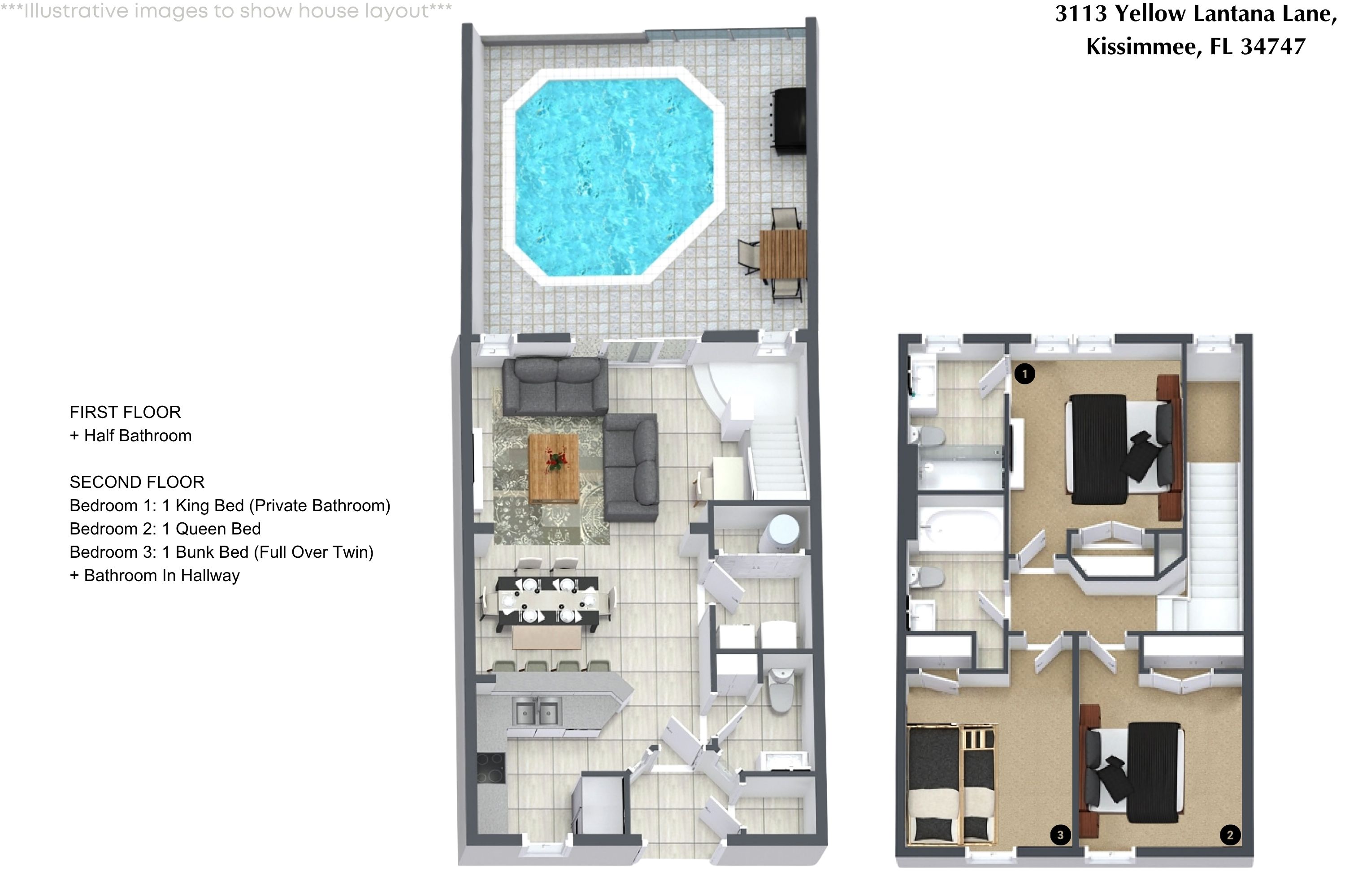 3 bedroom vacation townhouse at Encantada Resort - Image 25