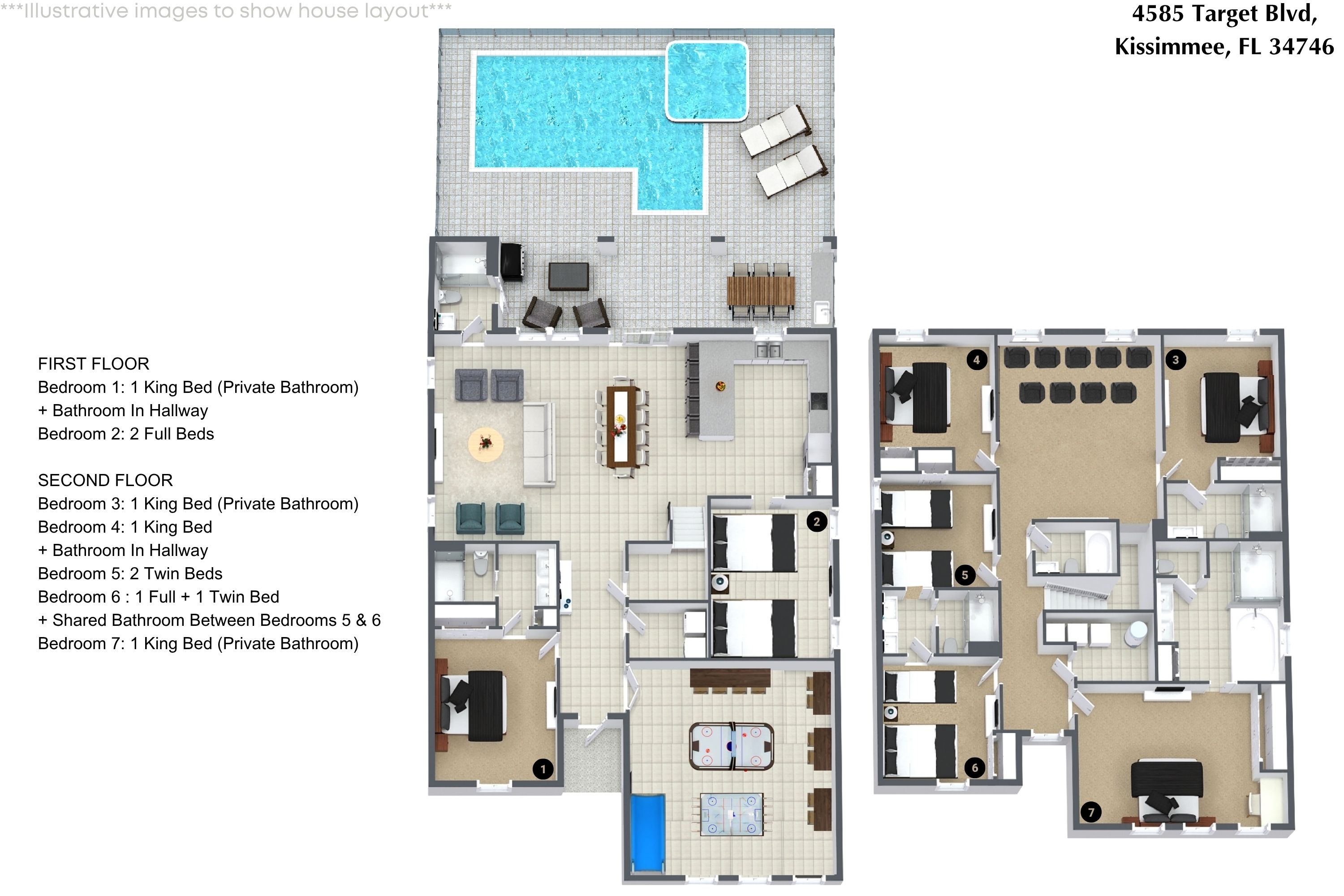 7 bedroom vacation house at Storey Lake - Image 50