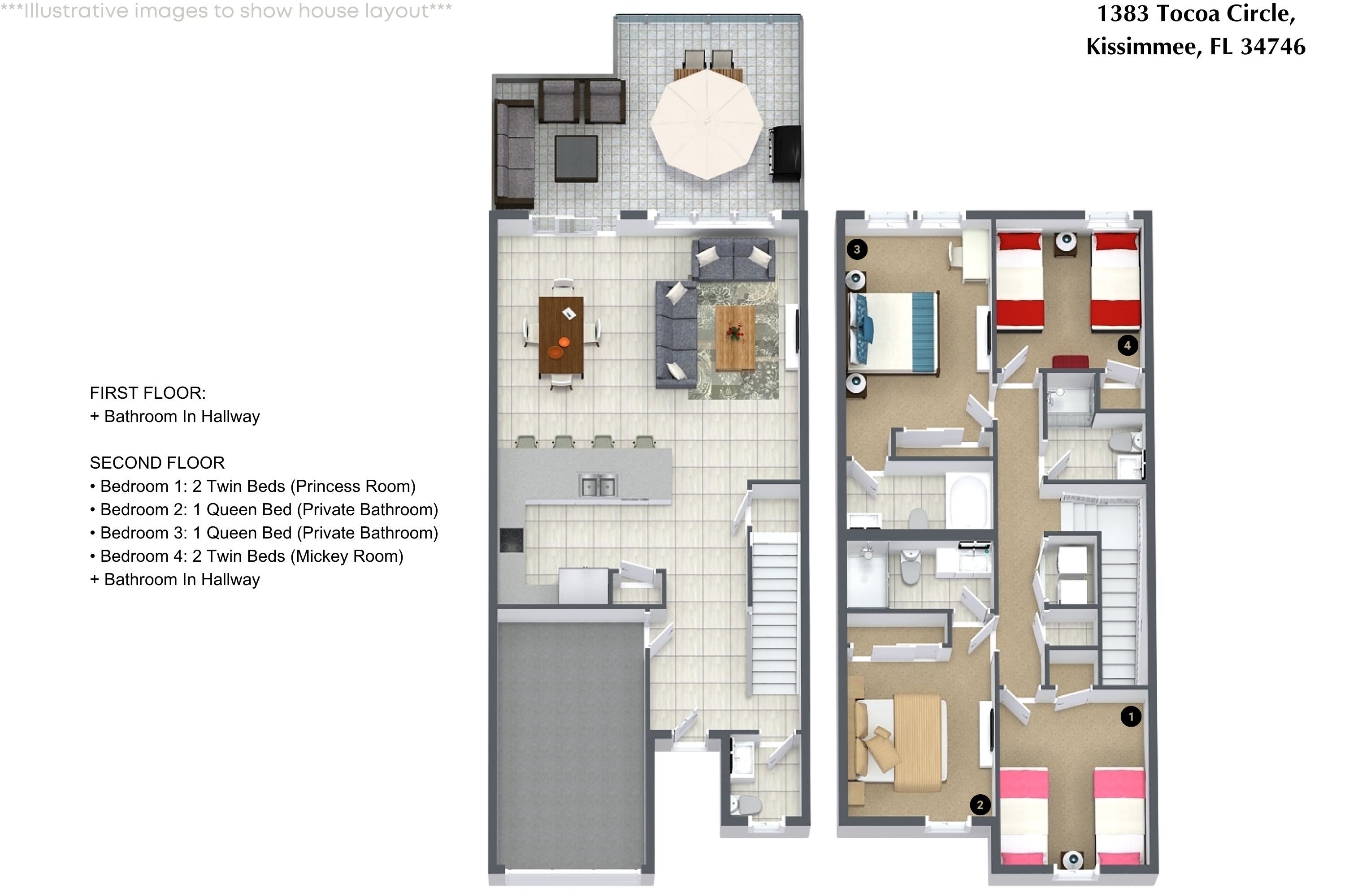 4 bedroom vacation townhouse at Compass Bay - Image 27
