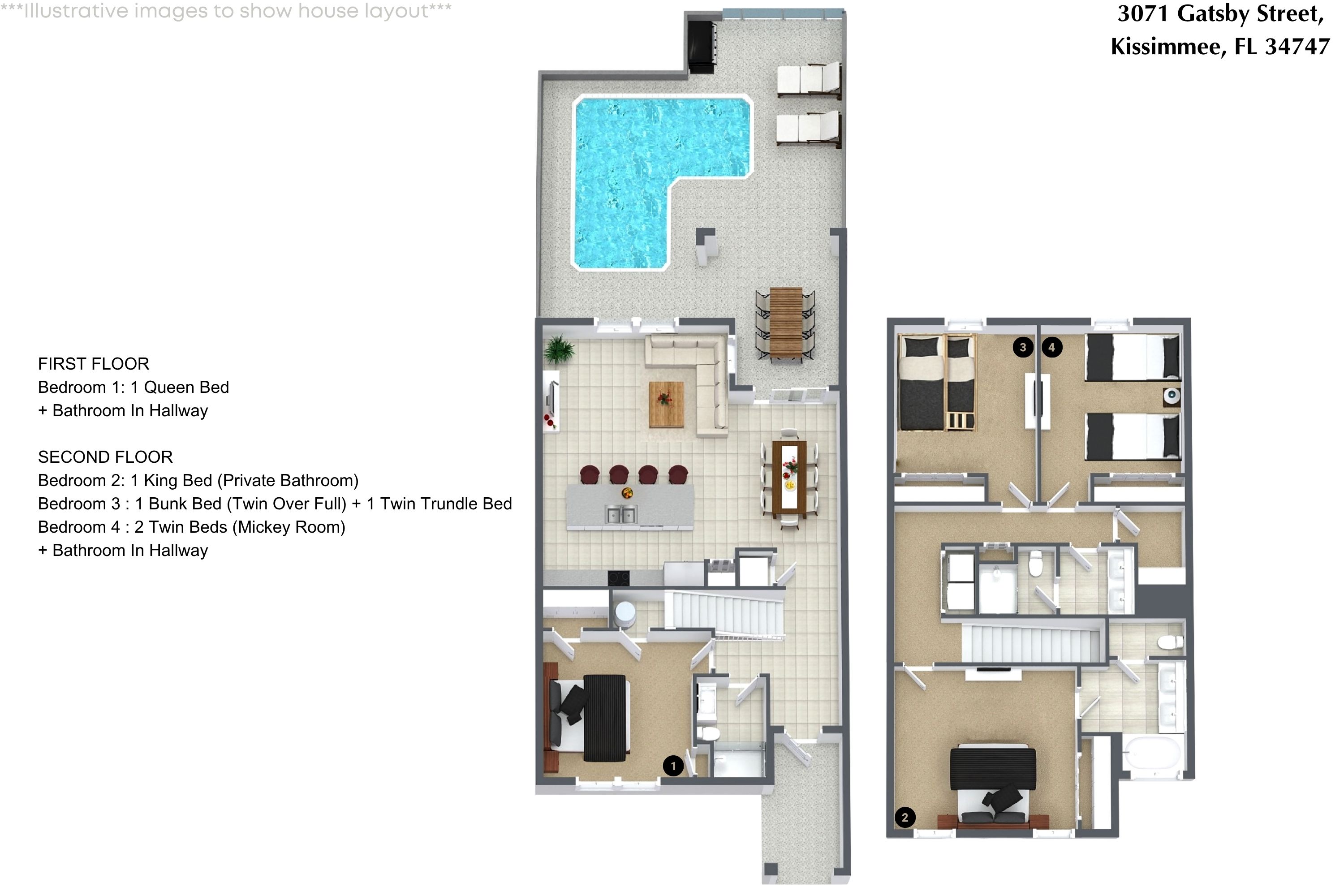 4 bedroom vacation townhouse at Storey Lake - Image 42