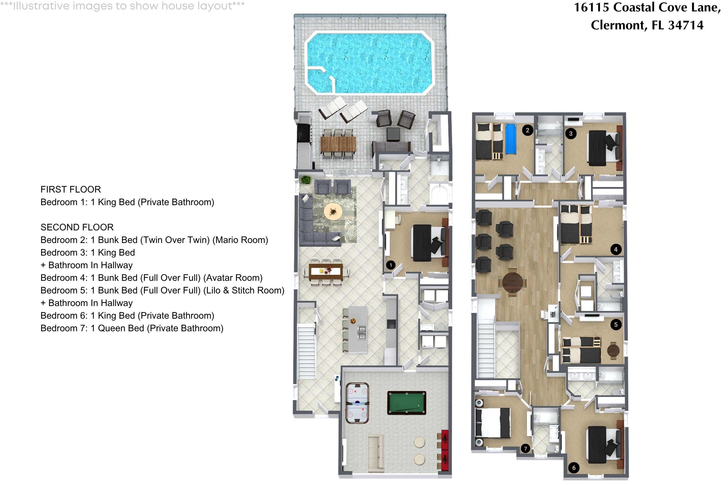 7 bedroom vacation house at Windsor Cay - Image 71